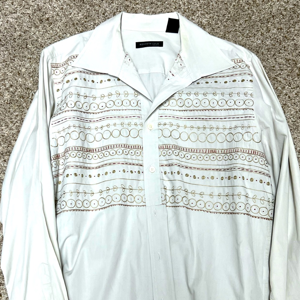 Kenneth Cole New York Mens Casual Shirt